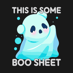 This Is Some Boo Sheet Sad Grumpy Panda Ghost T-Shirt