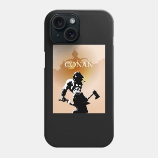 Conan - Board Games Design - Movie Poster Style - Board Game Art Phone Case