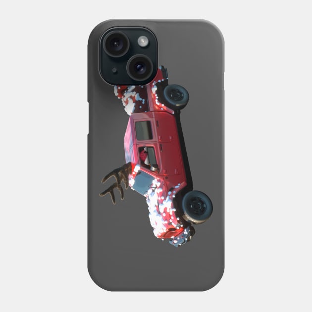 Santa Sleigh Phone Case by FurryBallBunny