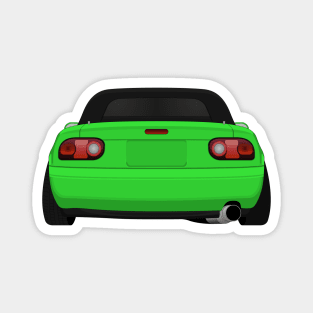 Miata rear Lime-green Magnet