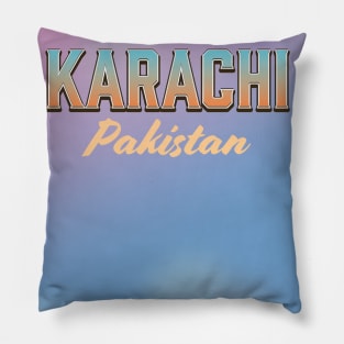 Karachi Pakistan Pillow