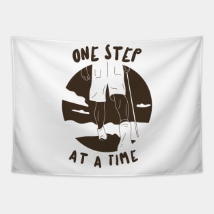 One Step at a Time Tapestry