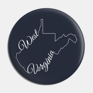 West Virginia State Outline Pin