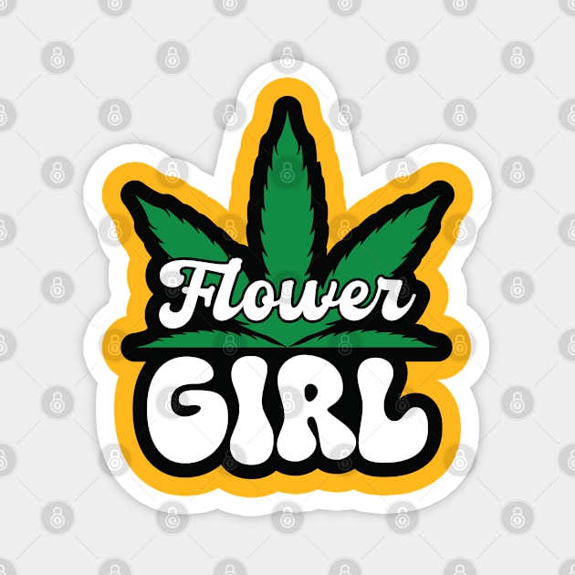 Flower Girl Magnet by DavidBriotArt