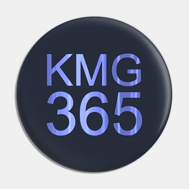 KMG 365 (Blue Metallic) Pin by Vandalay Industries