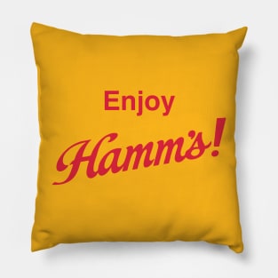 Enjoy. Hamm's. Pillow