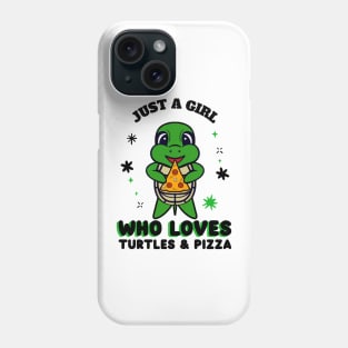FUNNY Turtle And Pizza Love. Phone Case