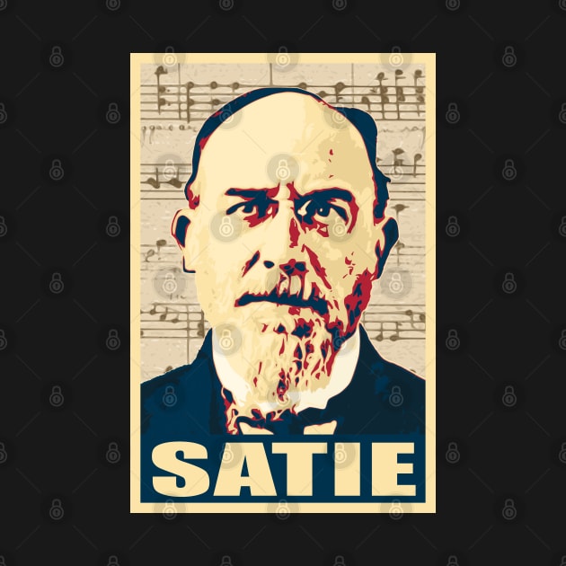 Eric Satie musical notes by Nerd_art