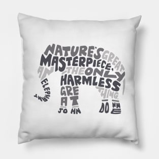 Elephant Masterpiece Pillow