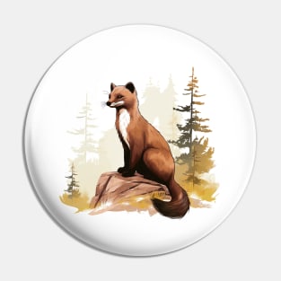 Pine Marten Pin