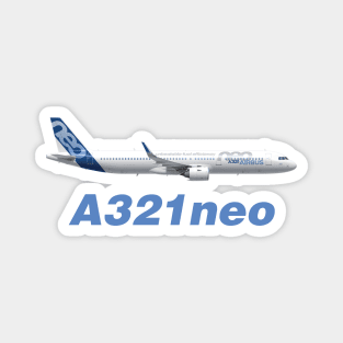 Airbus A321neo Magnet