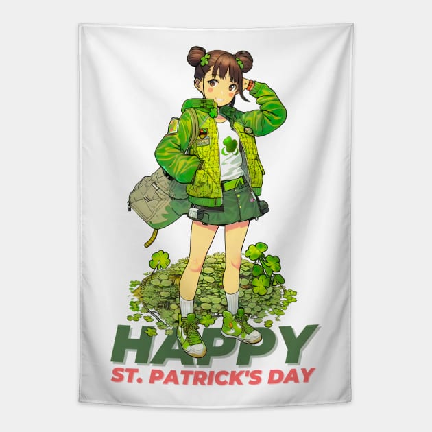 Happy St. Patrick's Day Tapestry by Robbot17