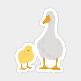 chick and duck Magnet