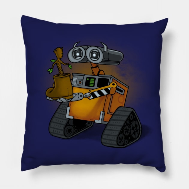 Life Found (colaboration with Naolito) Pillow by LegendaryPhoenix