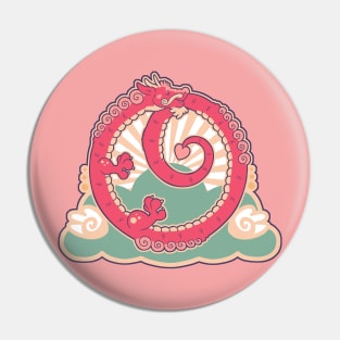 Ouroboros of Happiness Pin