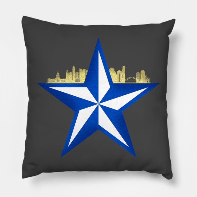 Skyline Pillow by TX Tees