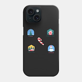 Christmas stickers Phone Case