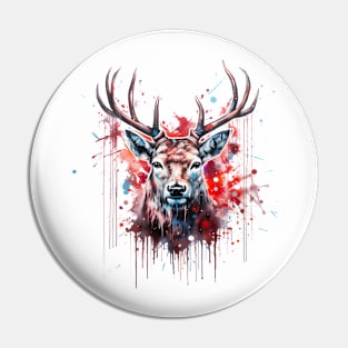 Graffiti Stag Pin