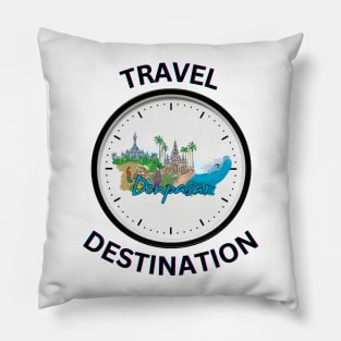 Travel to Denpasar Pillow