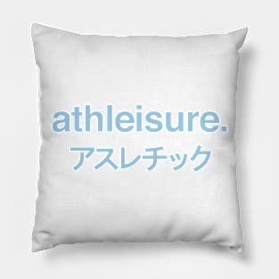 Athleisure - Athletics + Leisure Tranquil Blue Pillow