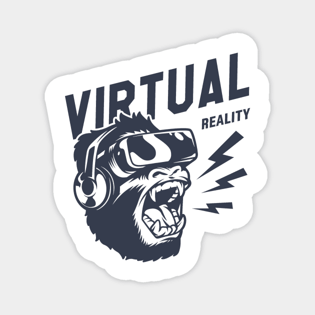 Virtual reality Magnet by GAMINGQUOTES