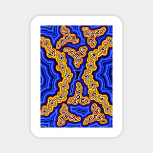 Aboriginal Art - Emu Dreaming 2 Magnet