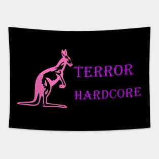 Terror Hardcore Hoodie Tapestry