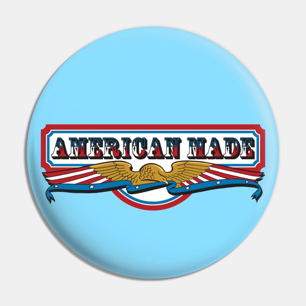 American Made Pin by RTROstock