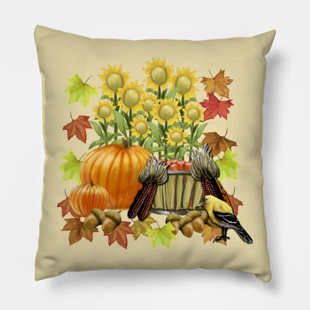 Harvest Pillow by PeggyNovak