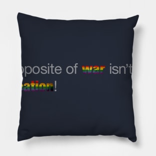 War Peace Creation Pillow