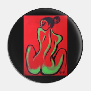 Red And Green Nude Pin