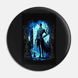 Gothic Steampunk Man Pin