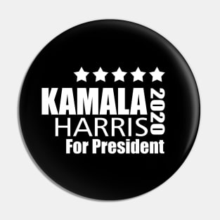 Kamala Harris For President 2020 Pin