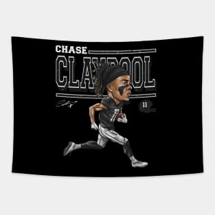 Chase Claypool Pittsburgh Cartoon Tapestry