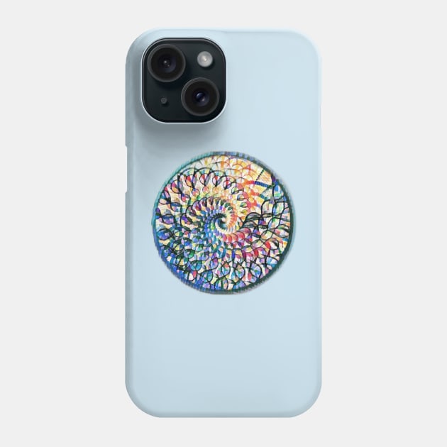 Spiral Color Wheel Phone Case by FTLOG