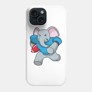 Elephant at Football with Equipment Phone Case