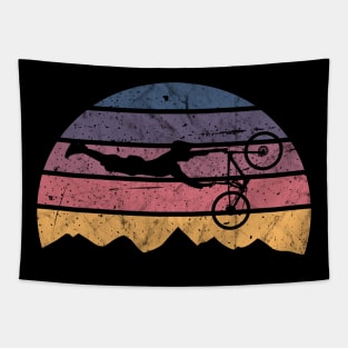 Cycling Mountain Bike Retro Vintage MTB Cyclist Tapestry