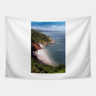 Oddicombe Beach Babbacombe Bay Devon Tapestry