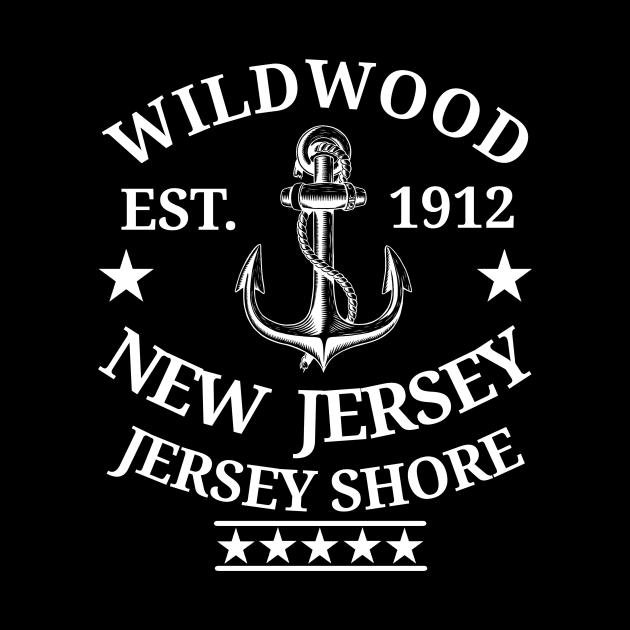 WILDWOOD EST. 1912 New Jersey Jersey Shore by SpecialTs