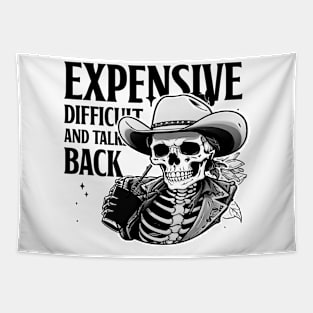 Expensive Difficult And Talks Back Skeleton Tapestry