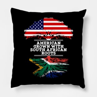 American Grown With South African Roots - Gift for South African From South Africa Pillow