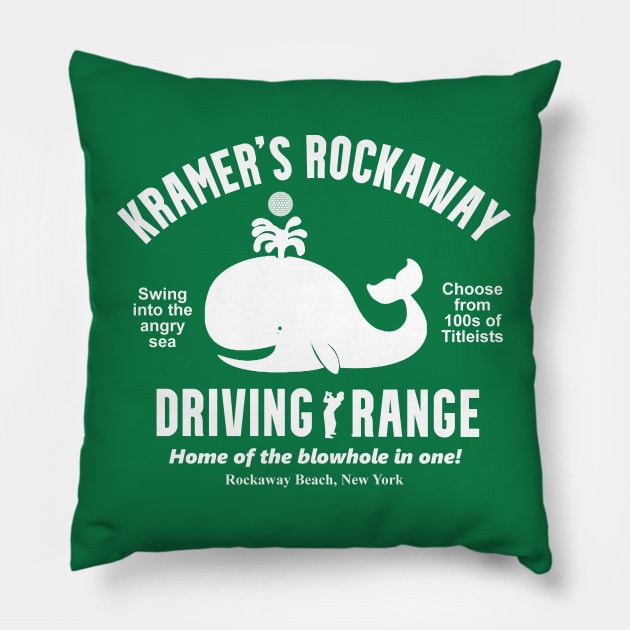 Seinfeld - Kramer's Rockaway Driving Range Pillow by Bigfinz