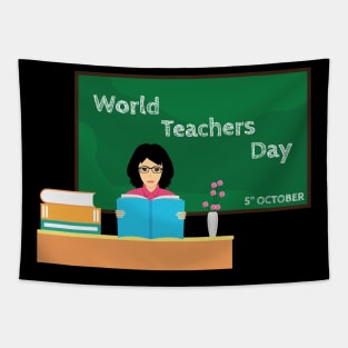 world teachers day Tapestry