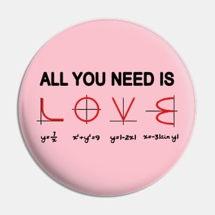 All You Need Is Love Math Pin