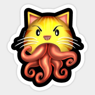 Angry Cat Emoji Sticker for Sale by rkbubble