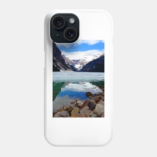 Lake Louise Victoria Glacier Alberta Canada Phone Case by AndyEvansPhotos