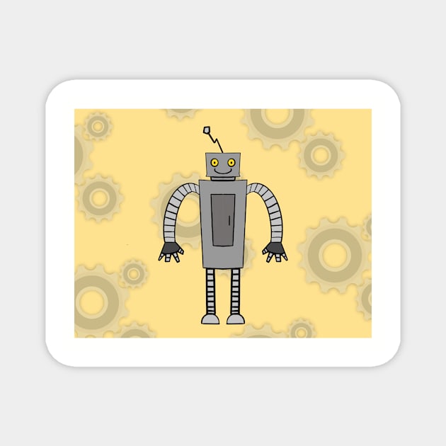 April Gear Robot Magnet by Soundtrack Alley