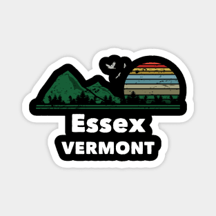 Mountain Sunset Flying Birds Outdoor Essex Vermont Magnet