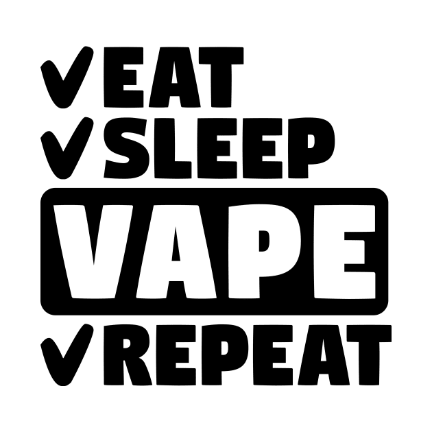 Eat, sleep, vape, repeat by colorsplash