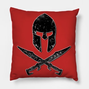 Spartan Warrior Swords and Helmet Pillow